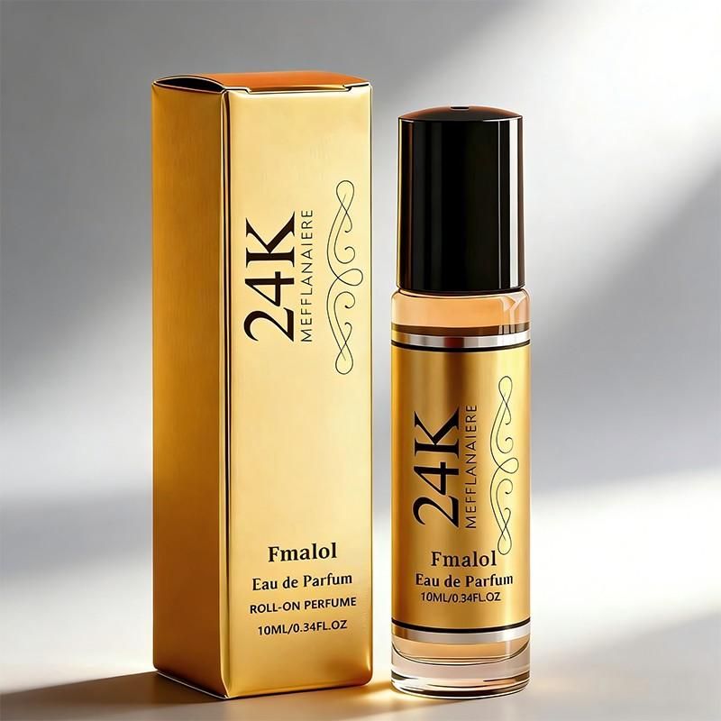 Fmalol24k Selected 10ML Rollerball Perfume, Attractive Scent, Compact and Portable, Perfect for Dates, Parties, and Various Occasions