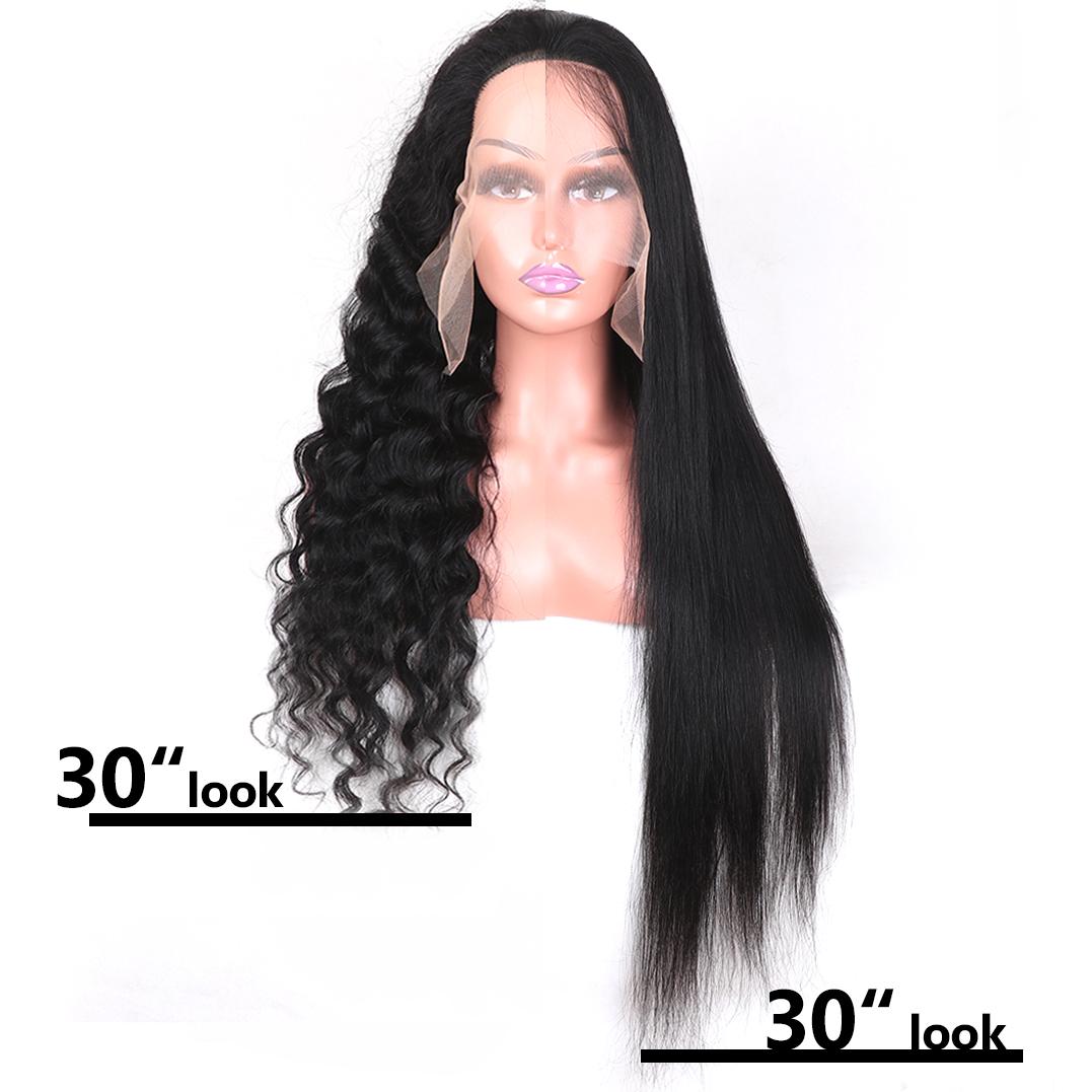 Bling Hair 6x4 7x5 9x6 Glueless Deep Wave Easy To Wear Wig Lace Closure Human Hair Wigs Curly Hair 180% Density Brazilian Ready To Wear Wig For Women