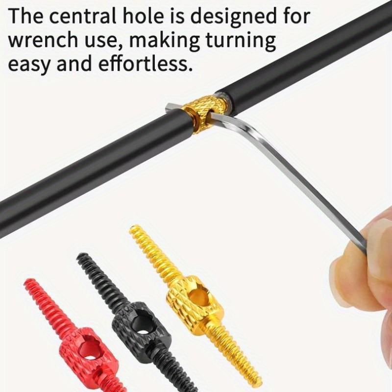 5pcs Bike Internal Cable Routing Tool Thread Brake Hose Connector Cable Guide Accessories for Bicycle Frame Shift, Internal Cable Wiring Tools for Bicycle Brake And Shift Cable Housing, Hydraulic Hose Wiring Repair Adapter Bicycle Tools