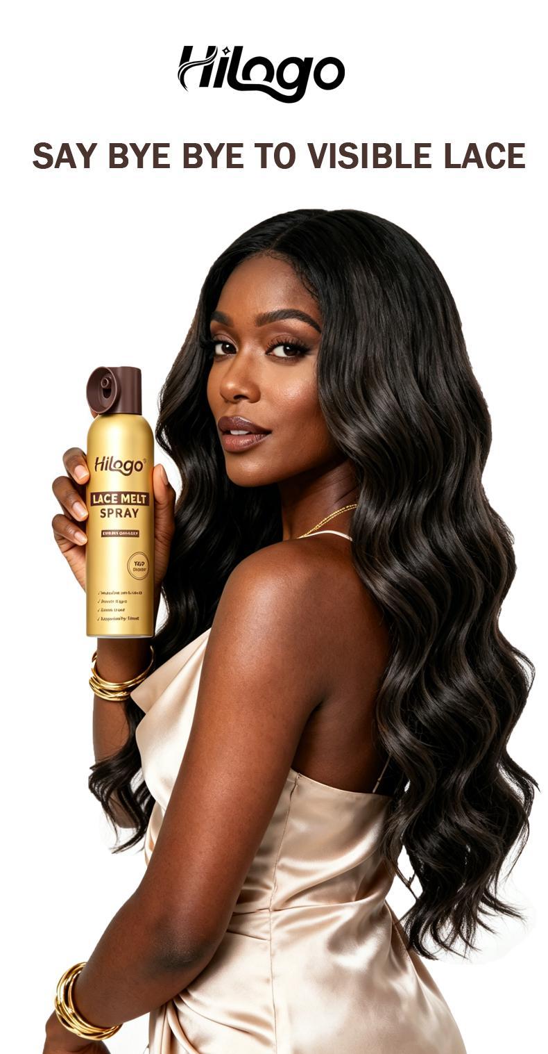 Hilogo Lace Melt Spray for Wig Install | Strong Hold & Natural Hairline Lace Melting Spray for Ashy Lace - Sweat-Proof & Slay-Proof Haircare Spray 6.09 FL OZ 180 ML#SummerWins #DealsforYouDays Hilogo Lace Melt Spray for Wig Install | Strong Hold & Natural Hairline Lace Melting Spray for Ashy Lace - Sweat-Proof & Slay-Proof Haircare Spray 6.09 FL OZ 180 ML#SummerWins #DealsforYouDays