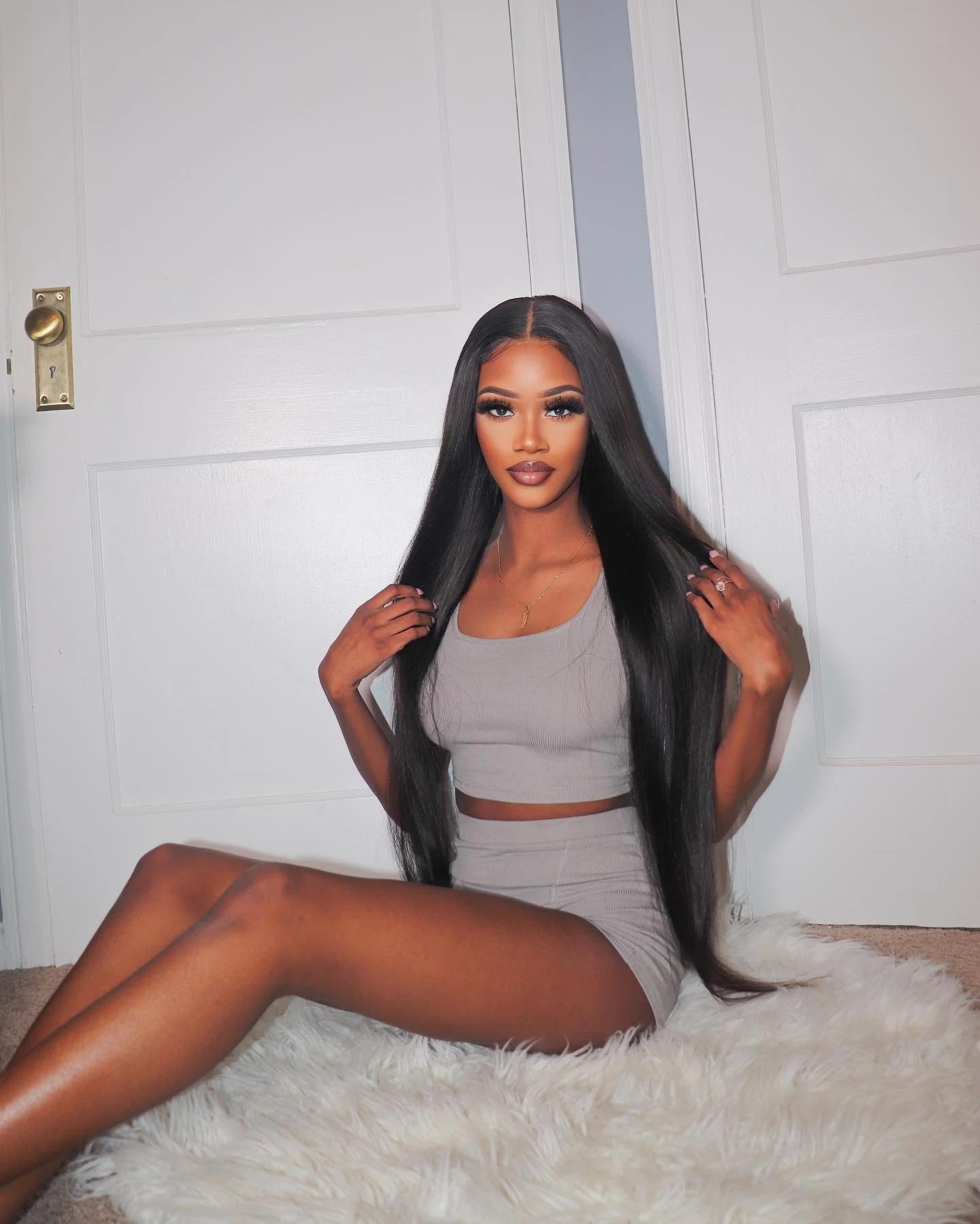 Bone Straight 4x6 5x5 Glueless Wig Brazilian Human Hair Wigs Transparent Lace Closure Wig for Women Ready to Wear 6x4 Lace Wig Pre Cut Pre Plucked On Sale 180% Density Bling Hair TikTokShopHolidayHaul