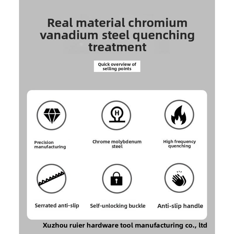 Aircraft Grade Scissors, Chrome Vanadium Alloy Steel, Ergonomic Design, Industrial-Grade Iron Sheet Cutter, Multi-Purpose Tool for Office & Home Use