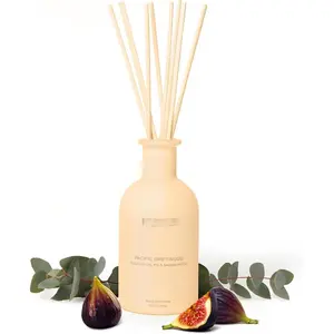 Reed Diffuser for  | Eucalyptus, Fig & Sandalwood | Elegant  & Bathroom Decor |  Diffuser with Sticks for Bathroom - Malibu Sands Collection
