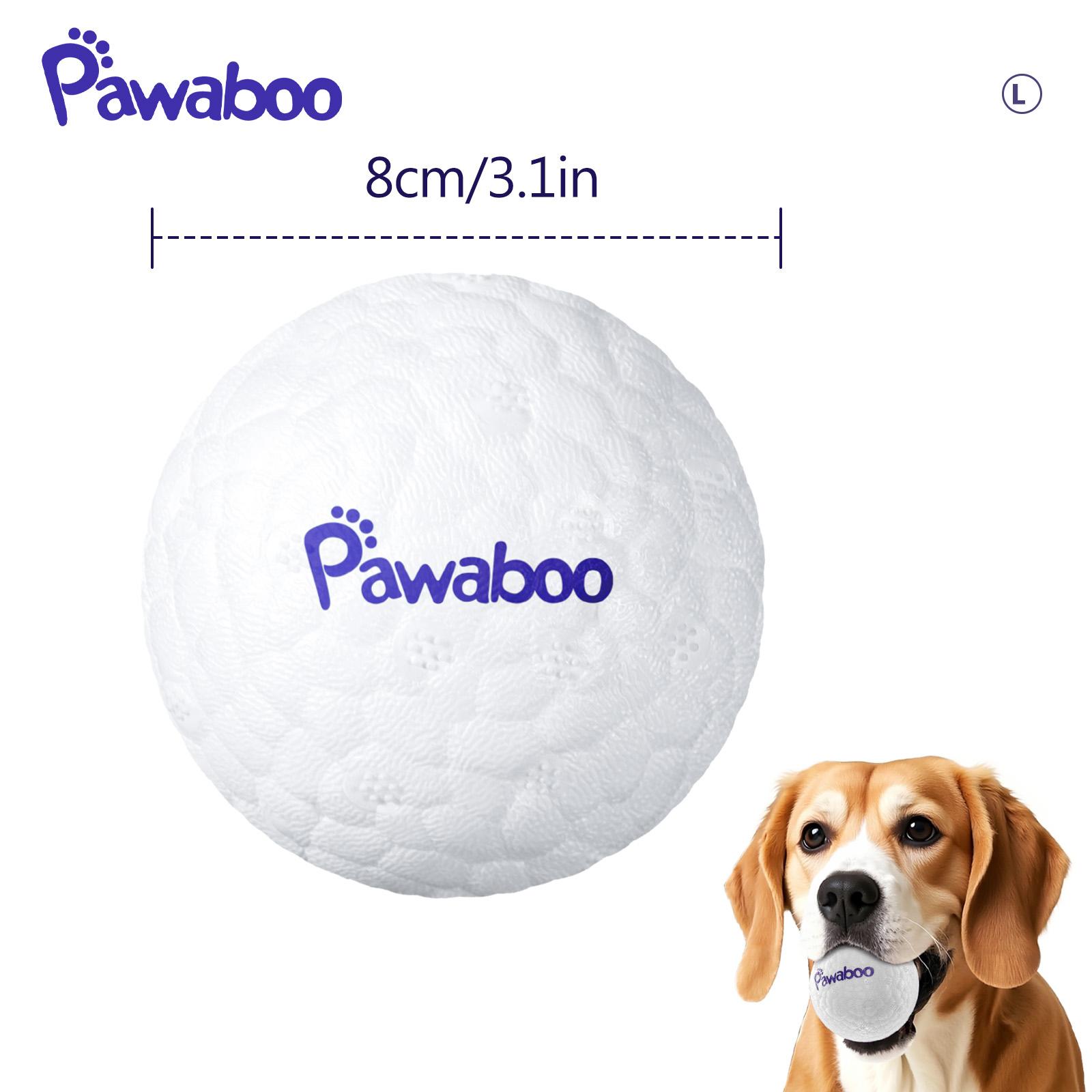 Pawaboo Tough Dog Balls – High Bounce, Floatable, Chew-Proof Fun for All Dogs