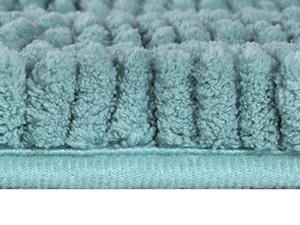 H.VERSAILTEX Bathroom Rugs Bath Rug Set 2 Piece Bathroom Contour Rug Toilet Mat Sets Non Slip Contour Bath Rug Ultra Thick Water Absorbent Striped Bath Mats Washable