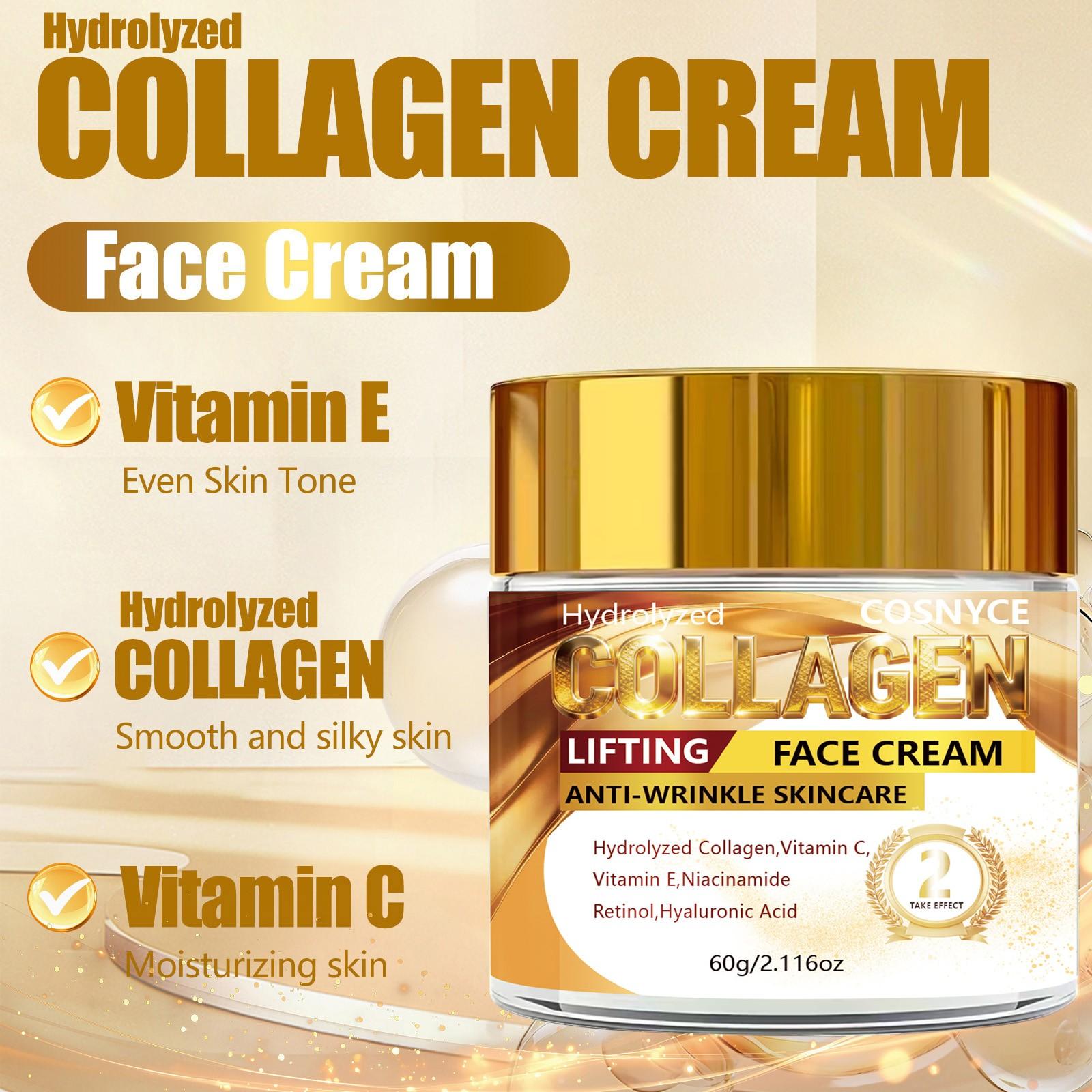 Retinol Care Cream, Luxurious Moisturizing Nourishing, Sensitive Skin Choice, Dual Effect Summer, Soft Fine Skin, 60g