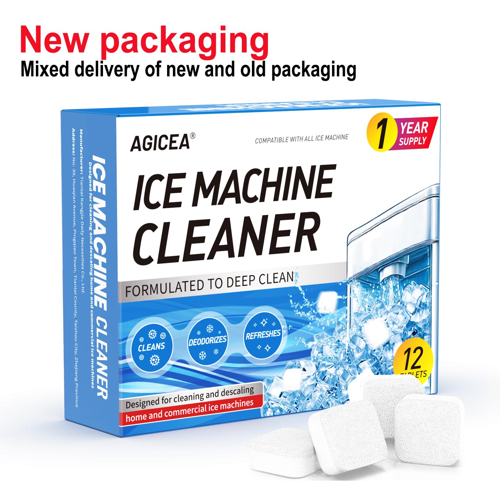 Newly packaged AGICEA 12-piece ice maker cleaner descaling agent, upgraded formula, suitable for household ice maker cleaner, ice machine cleaner Newly packaged AGICEA 12-piece ice maker cleaner descaling agent, upgraded formula, suitable for household ice maker cleaner, ice machine cleaner