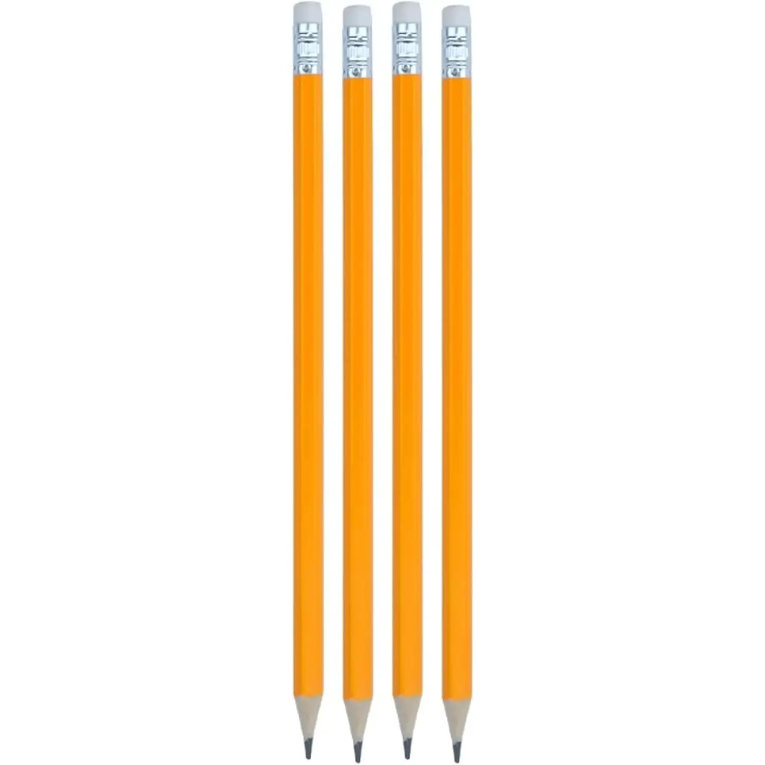 Large  Pre-sharpened  2HB Yellow Pencil 4 count