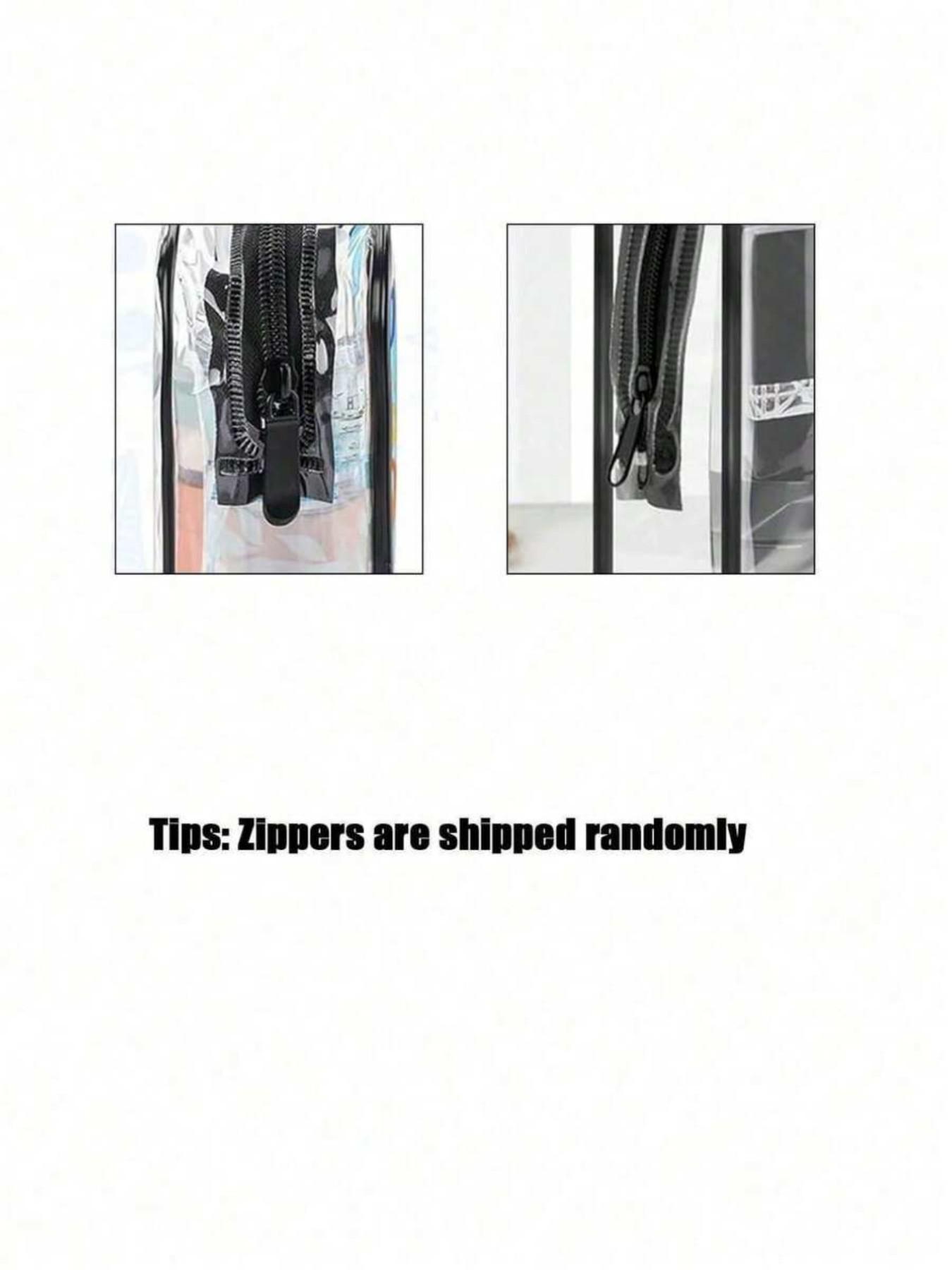 PVC Travel Organizer Pouch, Lightweight Fade-Resistant Cosmetics Bag, Portable Makeup Case, Easy-To-Clean Smart Storage Pouch