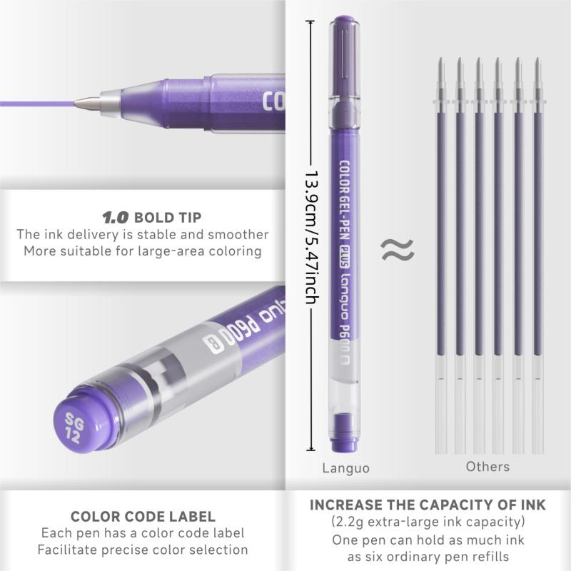 Super Flash effec Gel Pen, upgrade Glitter Gel Pens for Adult Coloring,1.0mm Vivid Color Variety Sparkle Glitter Gel Pen, Drawing, DIY Projects, Crafts Art Supplie, Glitter Markers