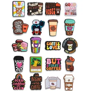 20pcs Coffee Cup Silicone Bead, Silicone Focal Beads for Pens & Jewelry, Ideal for Crafting Necklaces, Bracelets, DIY Projects, Beads Charms, Diy With Charms, DIY Beading