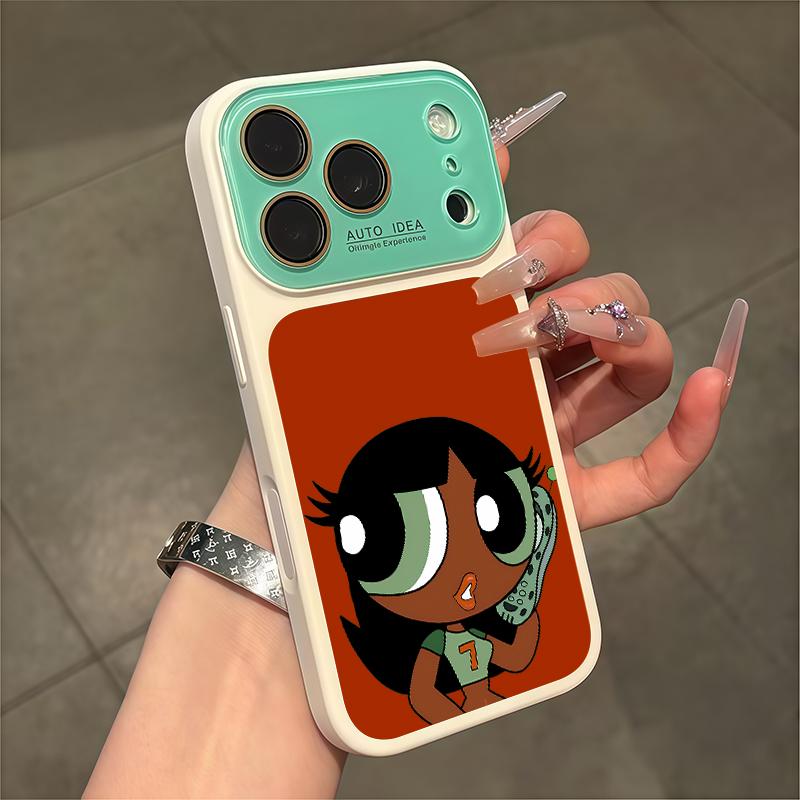 Silicone Shockproof Protective Phone Case for iPhone Series (13-17 Pro Max), Multi-Model Cool Black Skin Green Eyes Blossom Design, Full Coverage with Camera Shield, Ideal Gift Silicone Shockproof Protective Phone Case for iPhone Series (13-17 Pro Max), Multi-Model Cool Black Skin Green Eyes Blossom Design, Full Coverage with Camera Shield, Ideal Gift