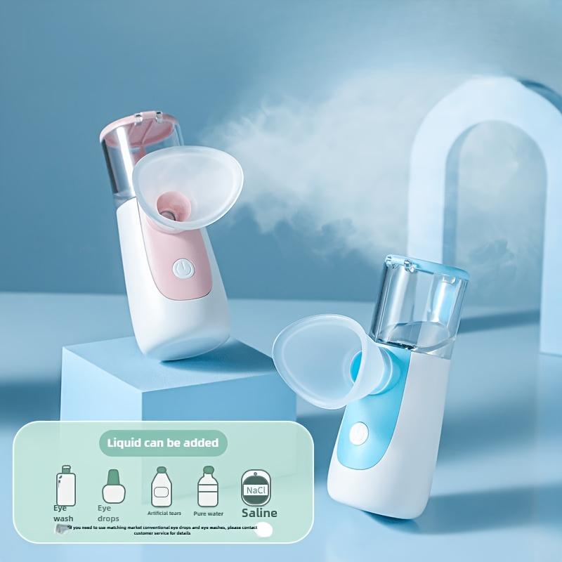 24ML Portable Handheld Nano Mist Sprayer, Rechargeable Mini Facial Atomizer Humidifier, Face & Eye Hydrating Moisturizer Beauty Instrument, USB Rechargeable Skin Care Tool for Home Office Outdoor Travel Use