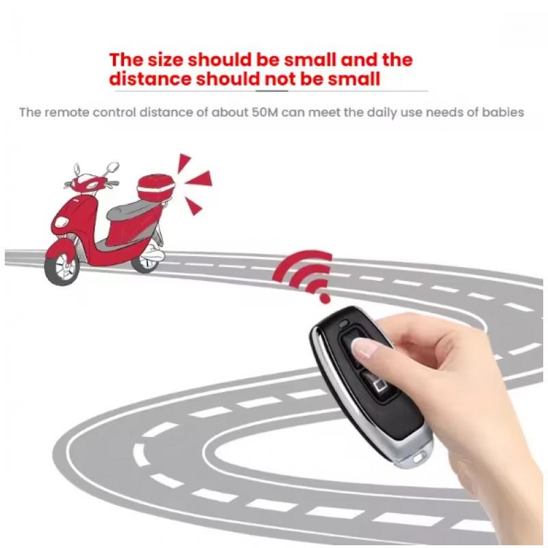 Universal 433 Mhz Wireless Clone Switch, 2-Button Gate Garage Door Control, Duplicator Remote Control Key, Lithium Button Cell Battery, Garage Door Opener