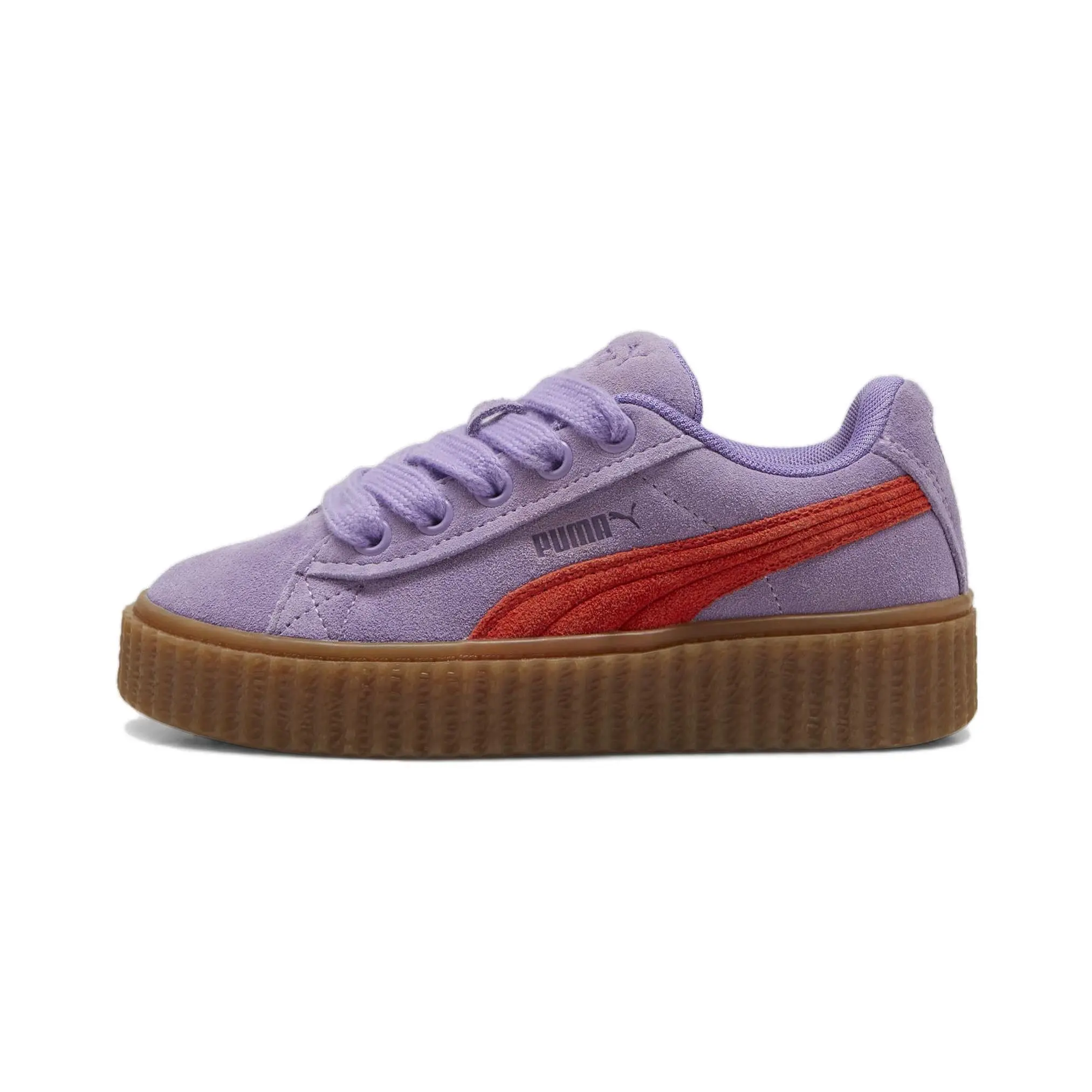 Fenty x Puma Creeper Phatty Little Kid 'Lavender Burnt Red' 396830-03