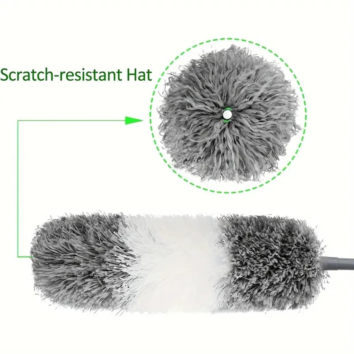 Extendable Bendable Duster, Static Electricity Cleaning Duster, Long Handle Gap Brush for Home Ceiling & Furniture Cleaning