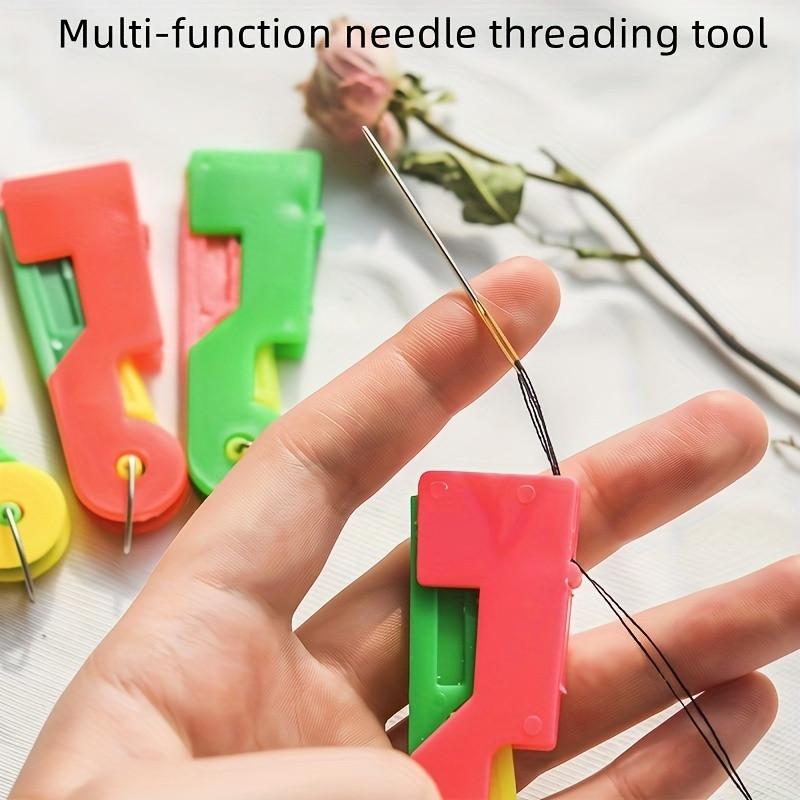 Automatic Needle Threader for Lazy People, Blind Multifunctional Plastic Needle Threader, Sewing Machine Needle Threader, Elderly Easy Needle Threader