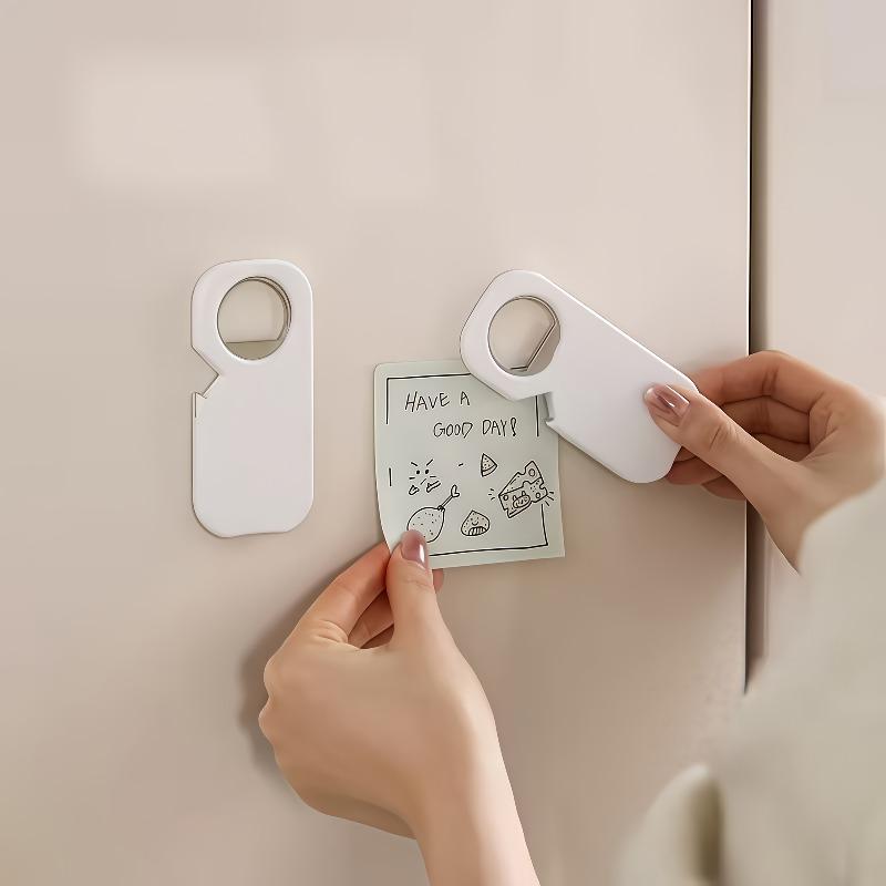 Magnetic 3-in-1 Stainless Steel Jar Opener, Non-Slip Labor-Saving Kitchen Gadget for Home, Effortless Can & Bottle Cap Opener, Easy Twist Lid Tool for Jars, Beer Bottles & Cans, Multifunctional Opener for Seniors & Weak Hands