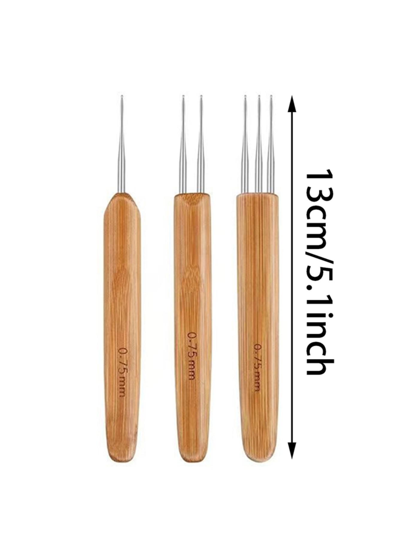 0.75mm Dreadlock Needles Single/double/triple Head, Hair Extension Tools, Multi-Specification Crochet Hooks for All Seasons
