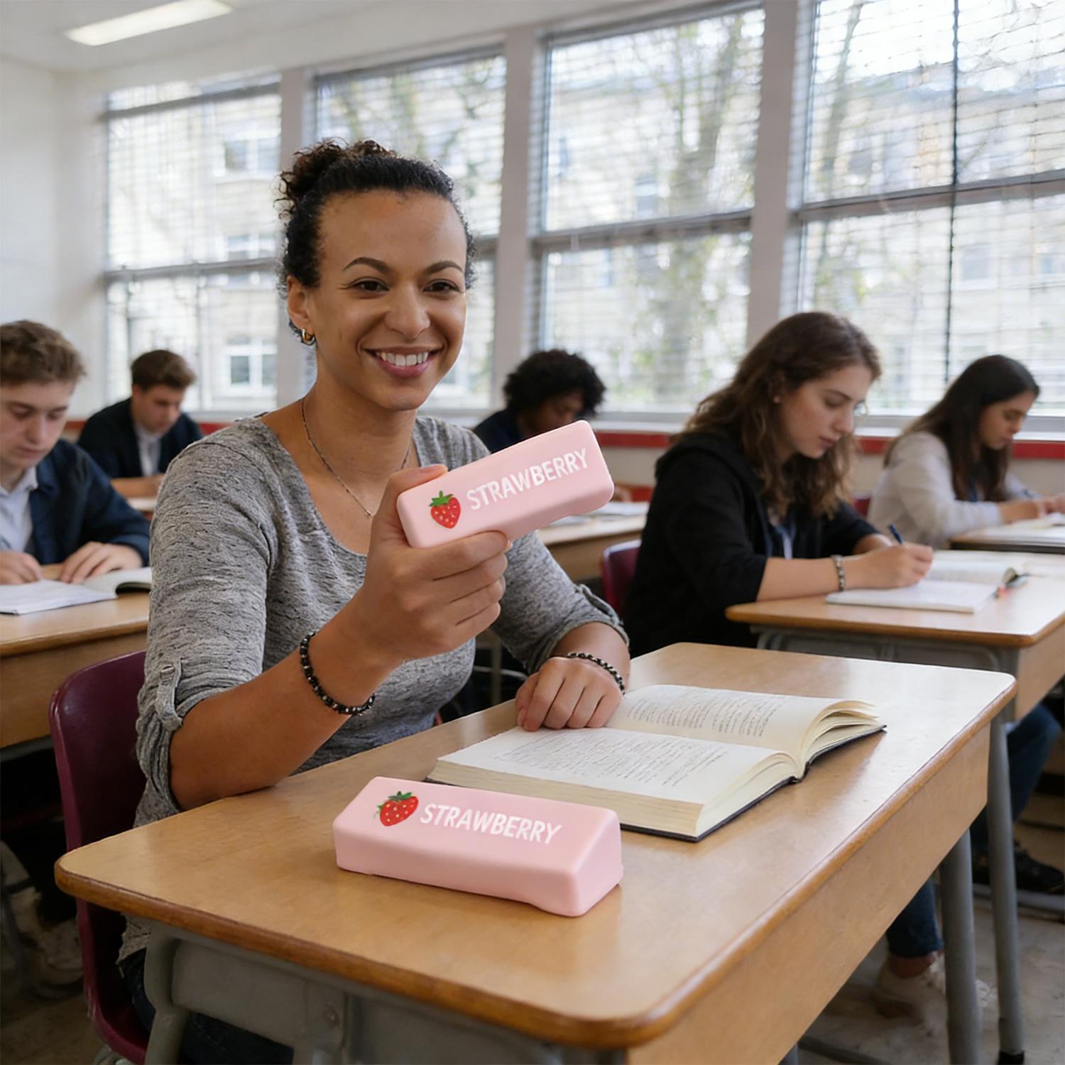 1Pc Squeeze Butter Squishy Toy, PU Material Butter Stick Decompression Squeeze Slow Rising Squeeze Food Fidget Toy for Office School Stress Relief Fidgeting (Light Yellow)