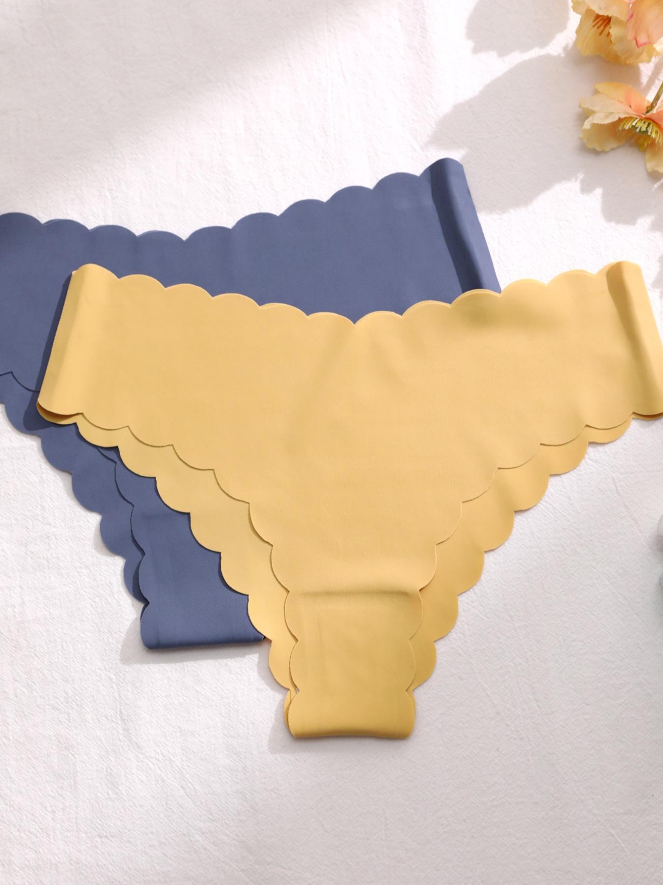 Women's Solid/leopard Print Panty, Soft Comfy Breathable Seamless Knicker for Daily Wear, Ladies Underwear for All Seasons, Fashion Comfy Underwear