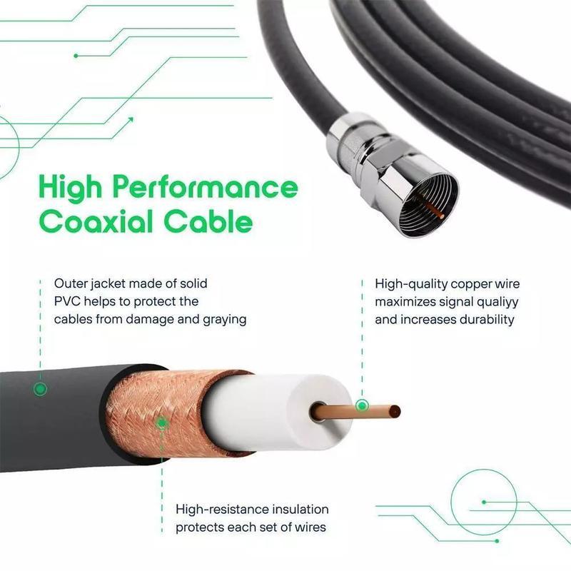 Digital HD TV Antenna Indoor 1080P 4K Remote Reception, No Cable Needed, Easy Setup USB Plug, Includes 3m Base, Perfect for Hdtv