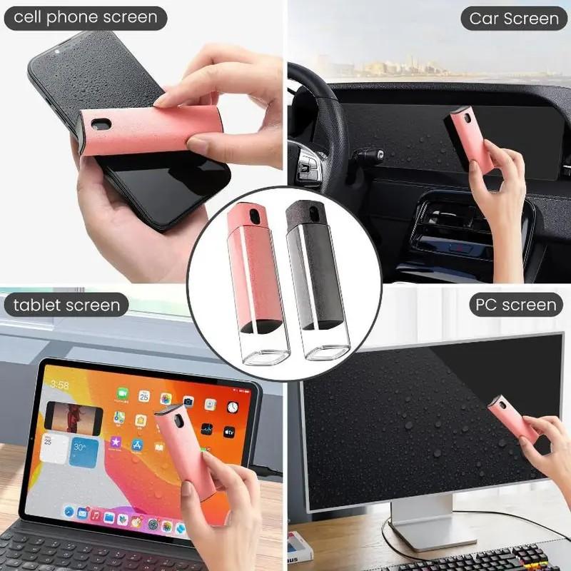 Three-In-One Car Windshield Cleaner Spray, Portable Car Window Cleaning Tool, Interior Car Cleaning Tool, Essential Auto Care Accessory