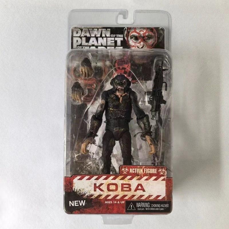 Neca 1/12 Rise of the Planet of the Apes 4 King Kong Caesar 7 Inch Jointed Action Figure, Collectible Model, Poseable PVC Collectibles, Party Gift, Halloween Present