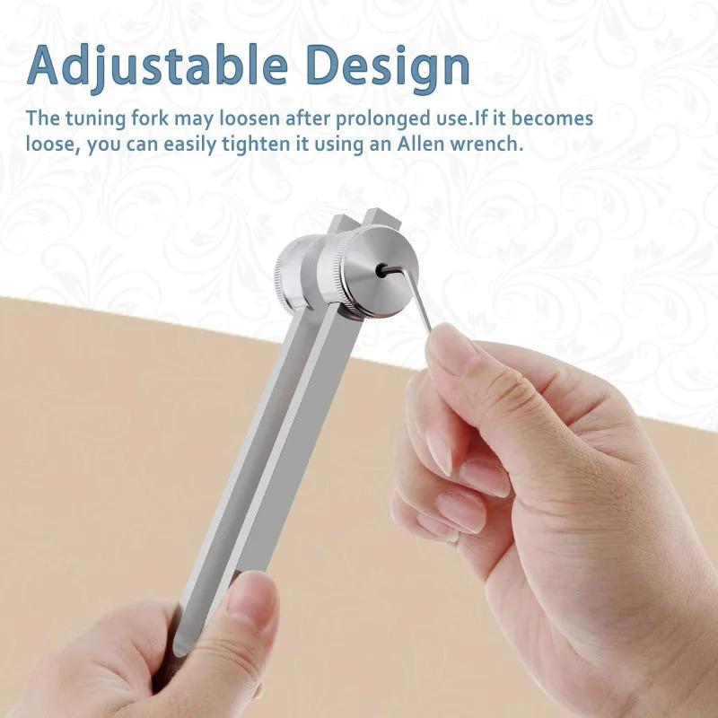 128/512Hz Therapeutic Tuning Fork Set Chakra for Sound Therapy Yoga Meditation Accessories Ear Cleaning Tools Ear Shaking Ear Cleaning Fork