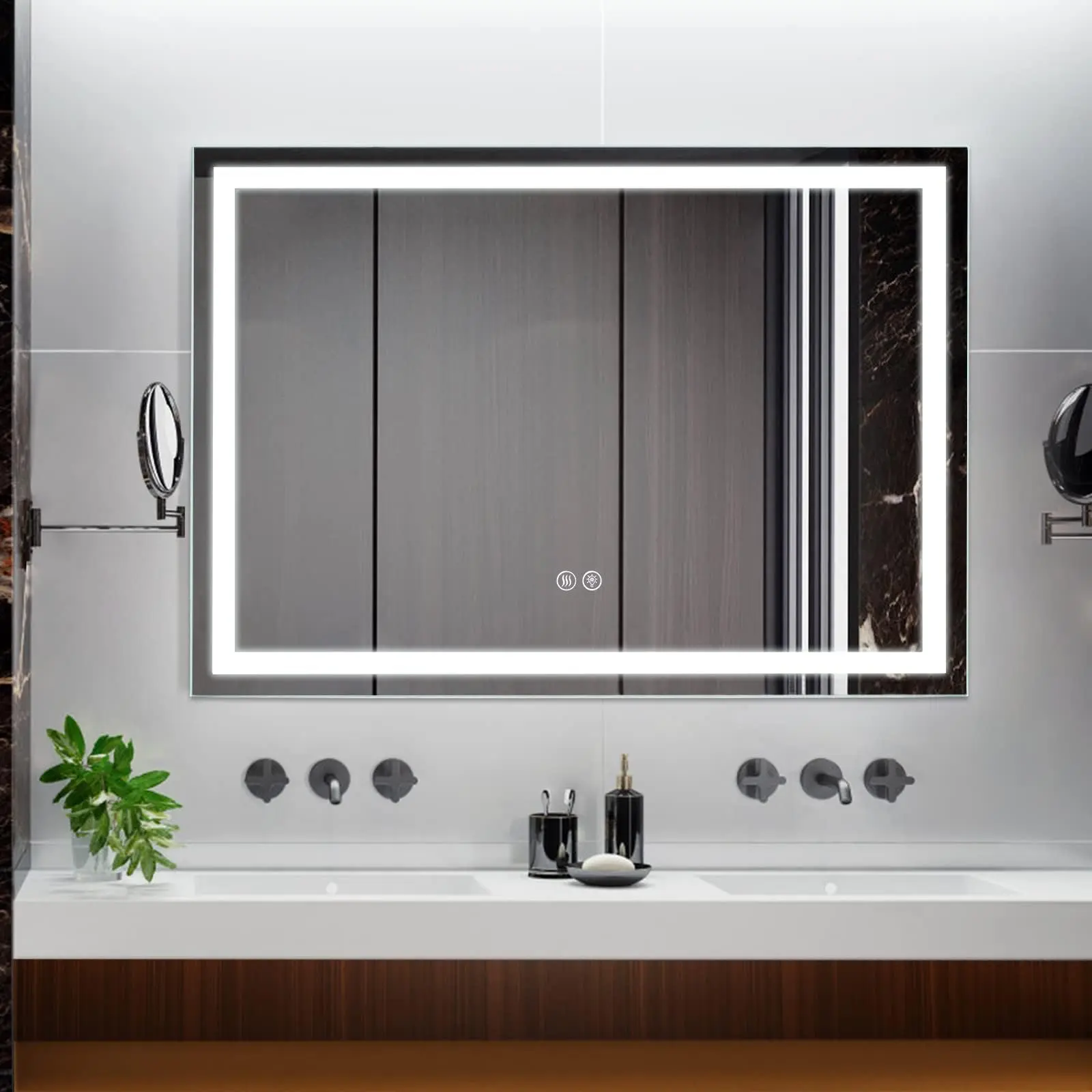GARVEE Floating Bathroom Vanity with Sink, Wall-Mounted Ceramic Basin