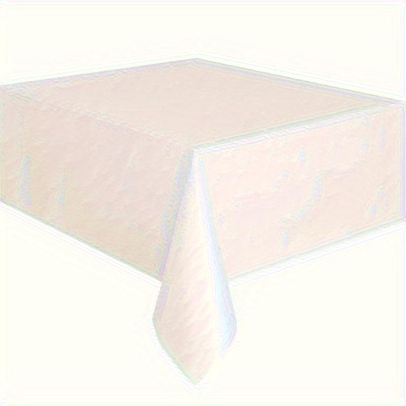 137x183cm Disposable Solid Color Tablecloth Birthday Party Wedding Christmas Table Cover Wipe Covers Rectangle Desk Cloth Decor Waterproof Table Cloth