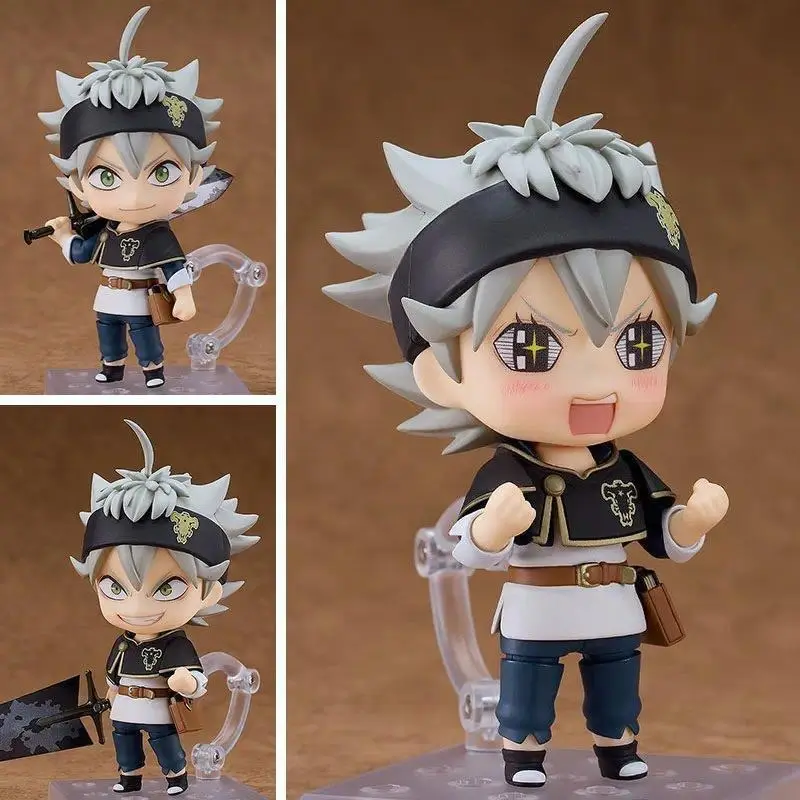Black Clover Asta Nendoroid Q Version 2659 Anime Action Figure Model Statue Replaceable Face Collection Desktop Ornament Gift