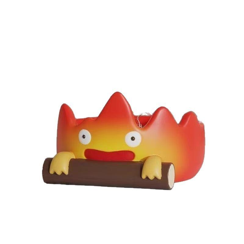Creative Home Cartoon Decoration, Cute Flame Key Storage Display Piece, Living Room Gift Decor, Entrance Hall Accessory, Funny Home Decor