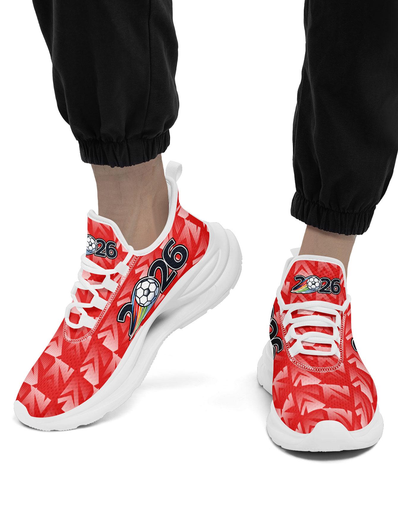 Men's SUI 2026 Football Arrow Graphic  Running Shoes, Clean Breathable Athletic Walking Sneakers, Comfortable Plus Size  Shoes