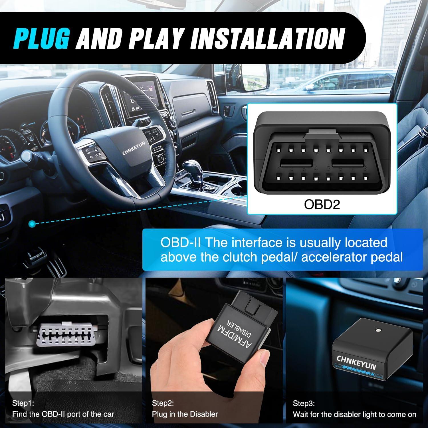 AFM Disabler Active Fuel Management Delete AFM/DFM Disabler for 5.3 Silverado Chevy 2005-2019 GMC Sierra Yukon Tahoe Avalanche Cadillac Escalade V6 & V8 Engine 5.3L 6.0L 6.2L Vehicle,car accessories