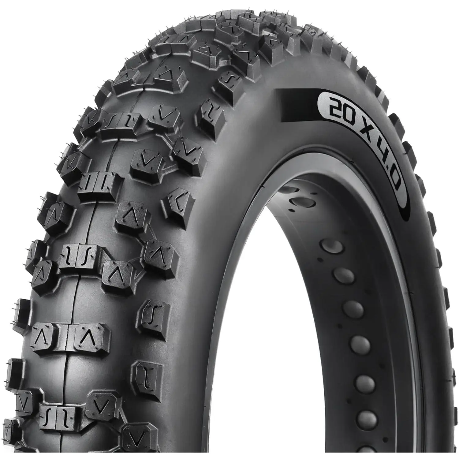 Ebike Fat Tire: 20x4.0/26x4.0 Inch E-Bike Mountain Bicycle Tire Replacement,High-Performance and All-Terrain Folding Electric MTB Tire with Offroad or Trail Riding