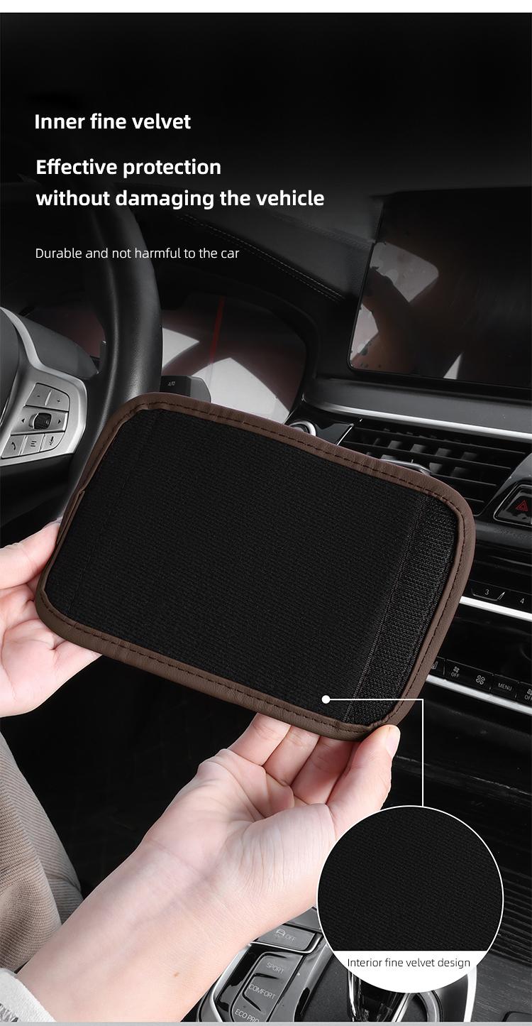 Car Roof Handle Protective Cover Pull Gloves Interior Accessories For Skoda Kylaq Elroq Kodiaq Octavia Enyaq Kamiq Scala Rapid Superb Karoq Fabia Citigo Vision RS Yeti