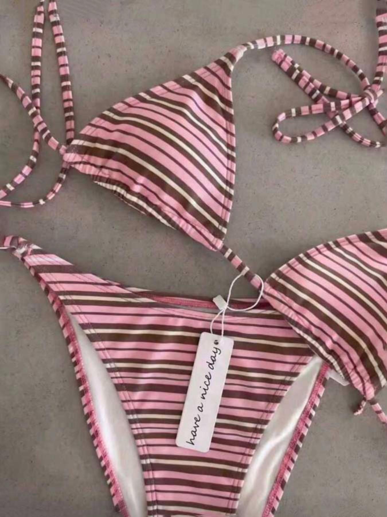 2026 Summer New Minimalist Fit Short High-Waisted Two-Piece Bikini, Beach Vacation Sand Swimwear, Basic Split Swimsuit, Bikini Beachwear, Swimwear Sets