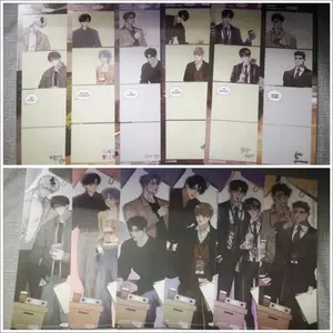 17 Pcs/Set Korean BL Manhwa Bookmark Comics Characters HD Photocard Postcard Fans Collection Decorate Cosplay Gift