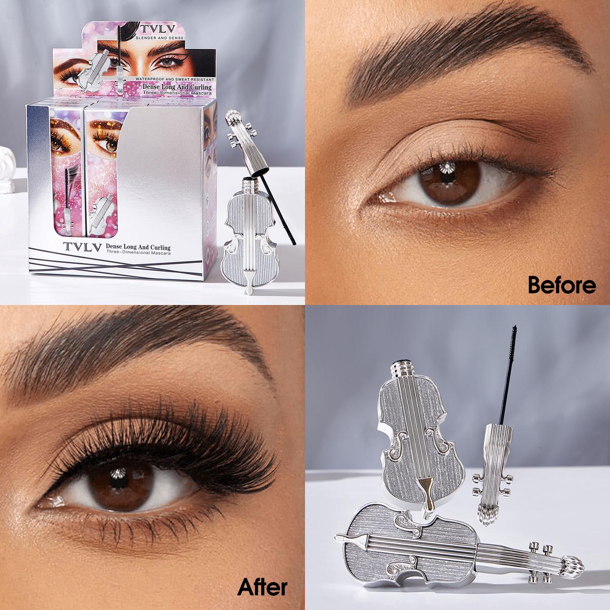 Long lasting curly mascara, color rendering, waterproof and lightweight mascara