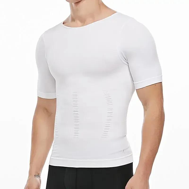 1/2/3/4 Pack Menswear Compression Body Shaper Shapewear Stretch Short Sleeve Shirt Breathable Lightweight Comfy Workout Tank Top Sports Vest Fitness Tee Gym Exercise Activewear Elastic Formal Fabric Casual 1/2/3/4 Pack Menswear Compression Body Shaper Shapewear Stretch Short Sleeve Shirt Breathable Lightweight Comfy Workout Tank Top Sports Vest Fitness Tee Gym Exercise Activewear Elastic Formal Fabric Casual
