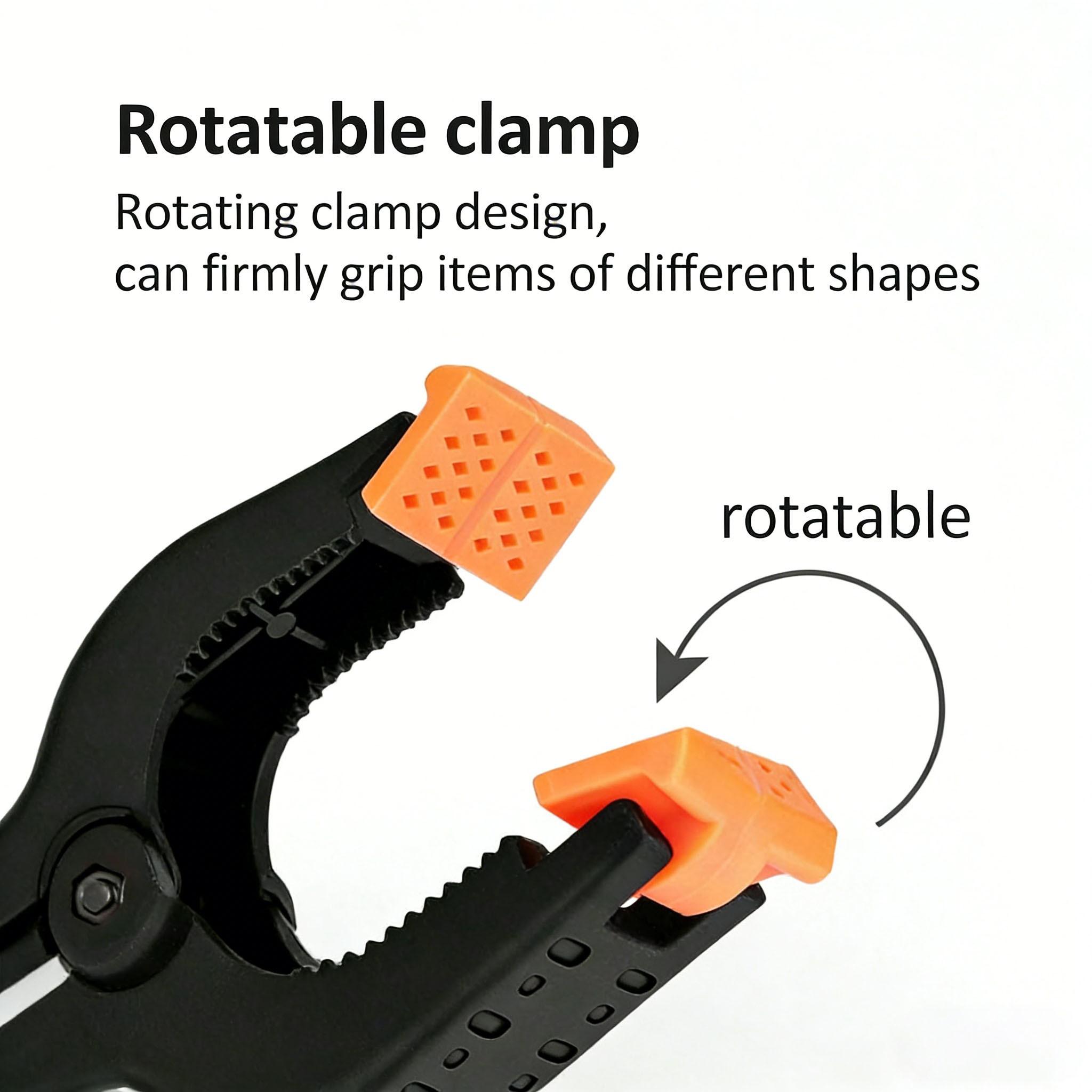 1-10pcs Plastic Spring Grip Clamps, Clamps, Ideal for Photo Studio, Woodwork, Artwork, Household Hand Clamps