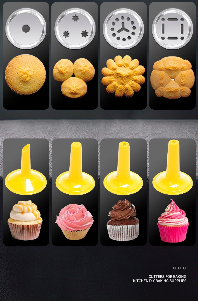 DIY Cookie Decorating Kit, 20 Cookie Shapes, Cookie Molds, Cookie Decorating Tools, Perfect for Family Gatherings and Themed Parties, Elegant Gift Box Included