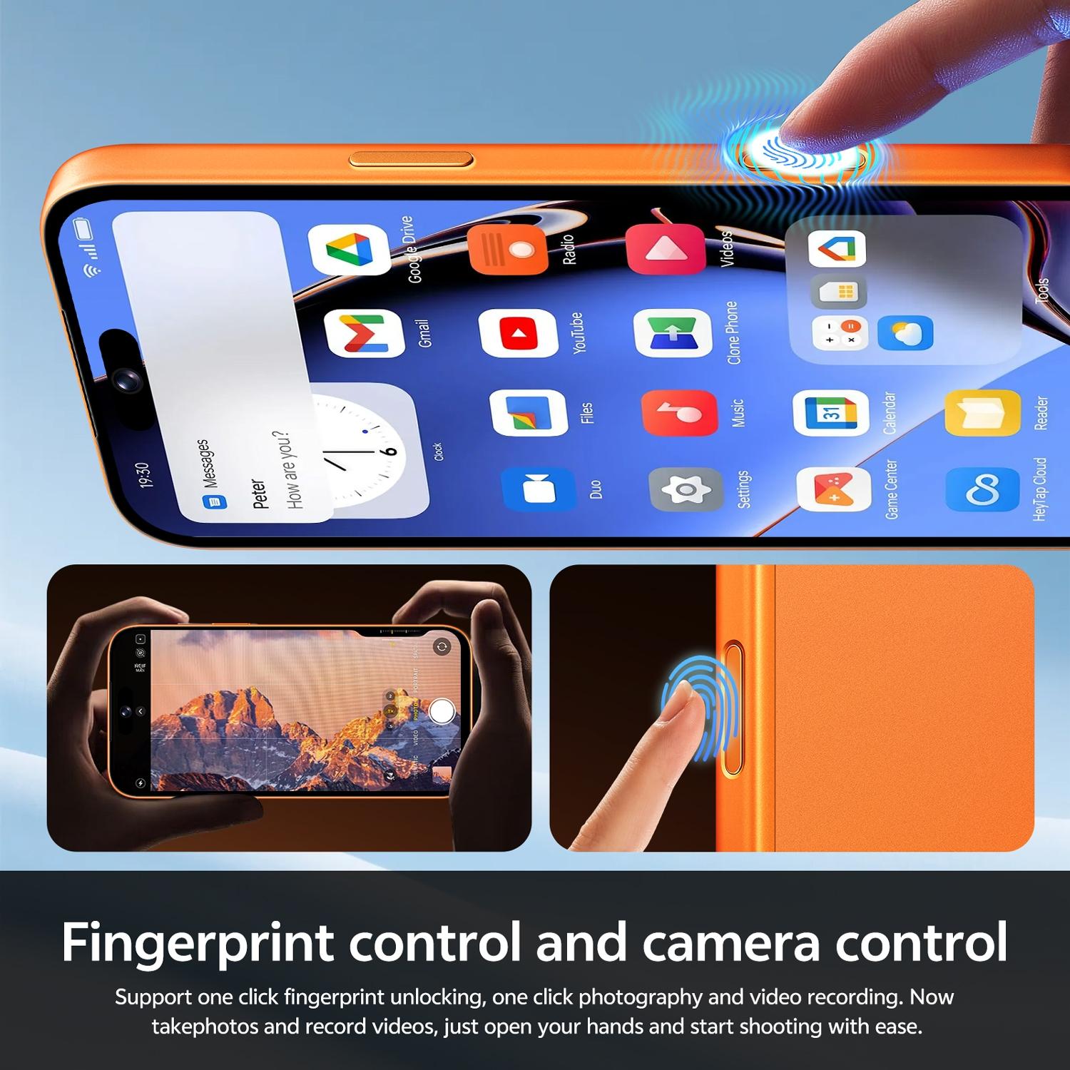 PTKESAL-Smartphone 17 Pro Max, 6.75-inch big screen viewing experience, 3GB+32GB, Android 12, MTK6762 quad-core, 5+13MP pixels, 4100mAh battery, face unlocking and quick wake-up smartphone.