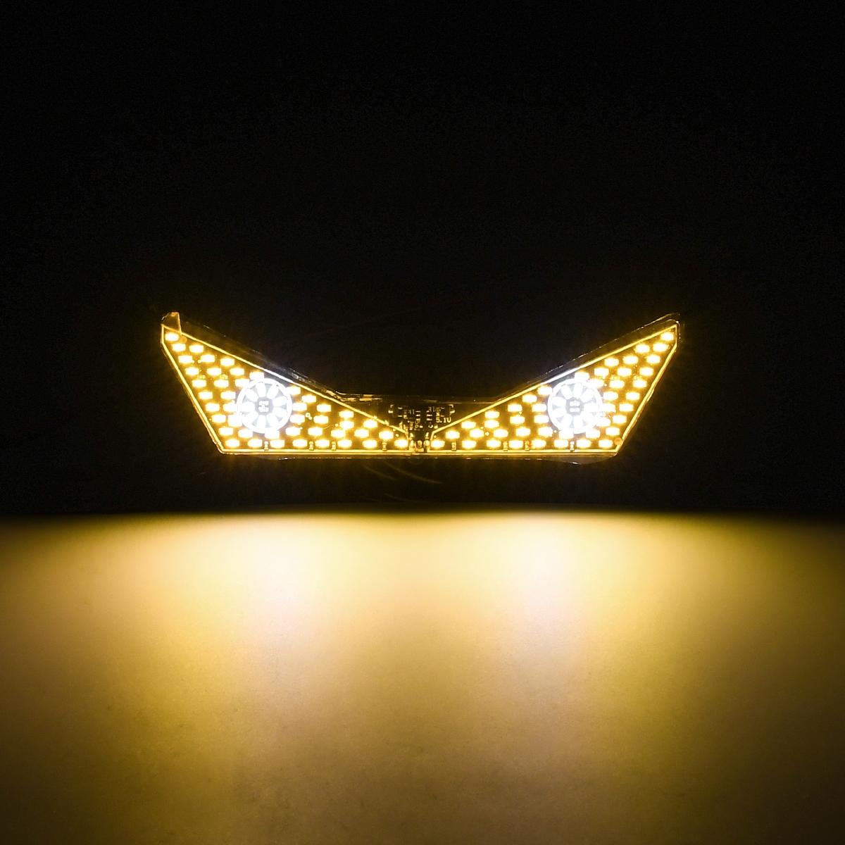 LED Motorcycle Headlight Devil Eye Cat Eye Dynamic Tail Light Car Tail Decorative Lamp Strobe Eagle Eye Lamp Motorcycle Led Lights Exterior Accessories