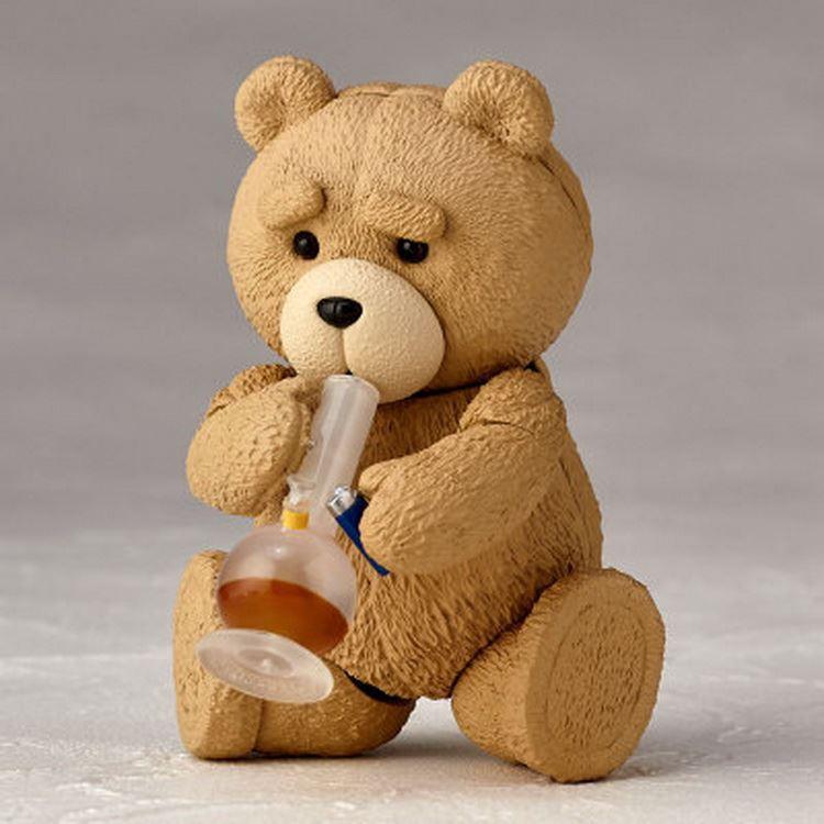 Ted2 Figure Bjd Ted Teddy Bear Action Figure AMAZING YAMAGUCHI Revoltech No.006 Teddy Brick Figure Gk Movie Model Doll Toy Gift