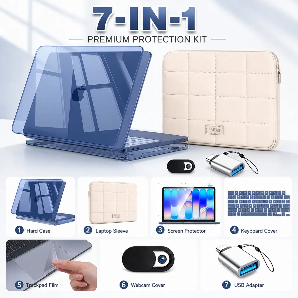 7-piece gift set - blue