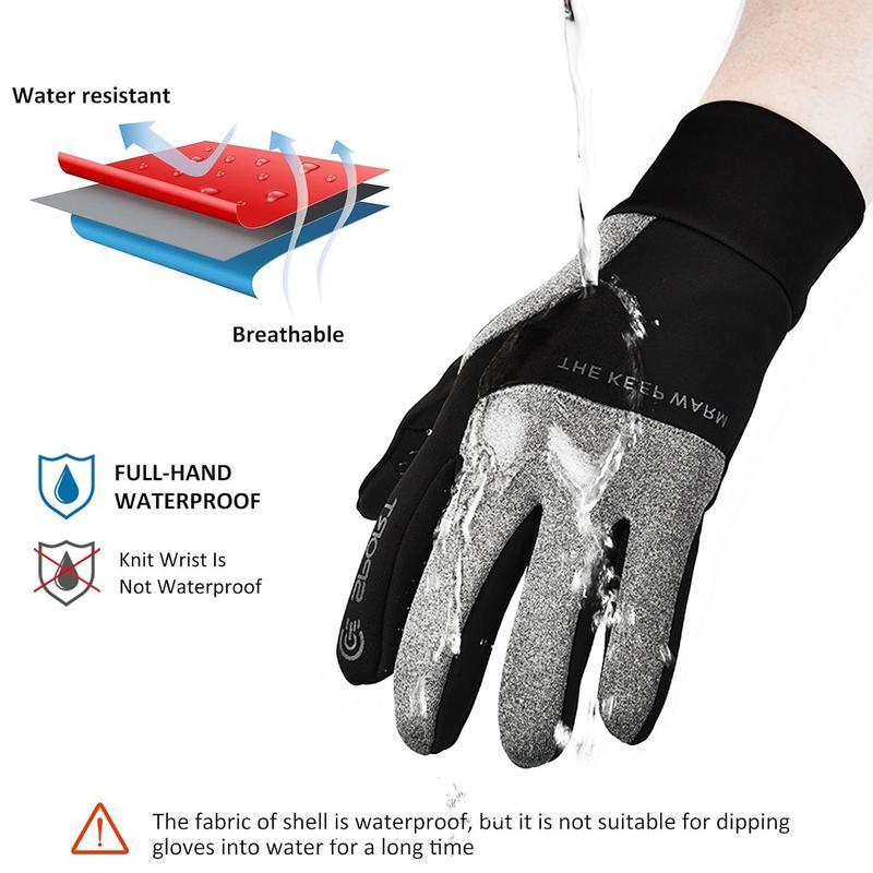 Winter Thermal Gloves / With Earmuff & Hat, Men & Women Touch Screen Water Resistant Windproof Anti Slip Heated Glove, Hands Warm For Hiking Driving Running Bike Cycling cycling  glove outdoor winter gloves for men