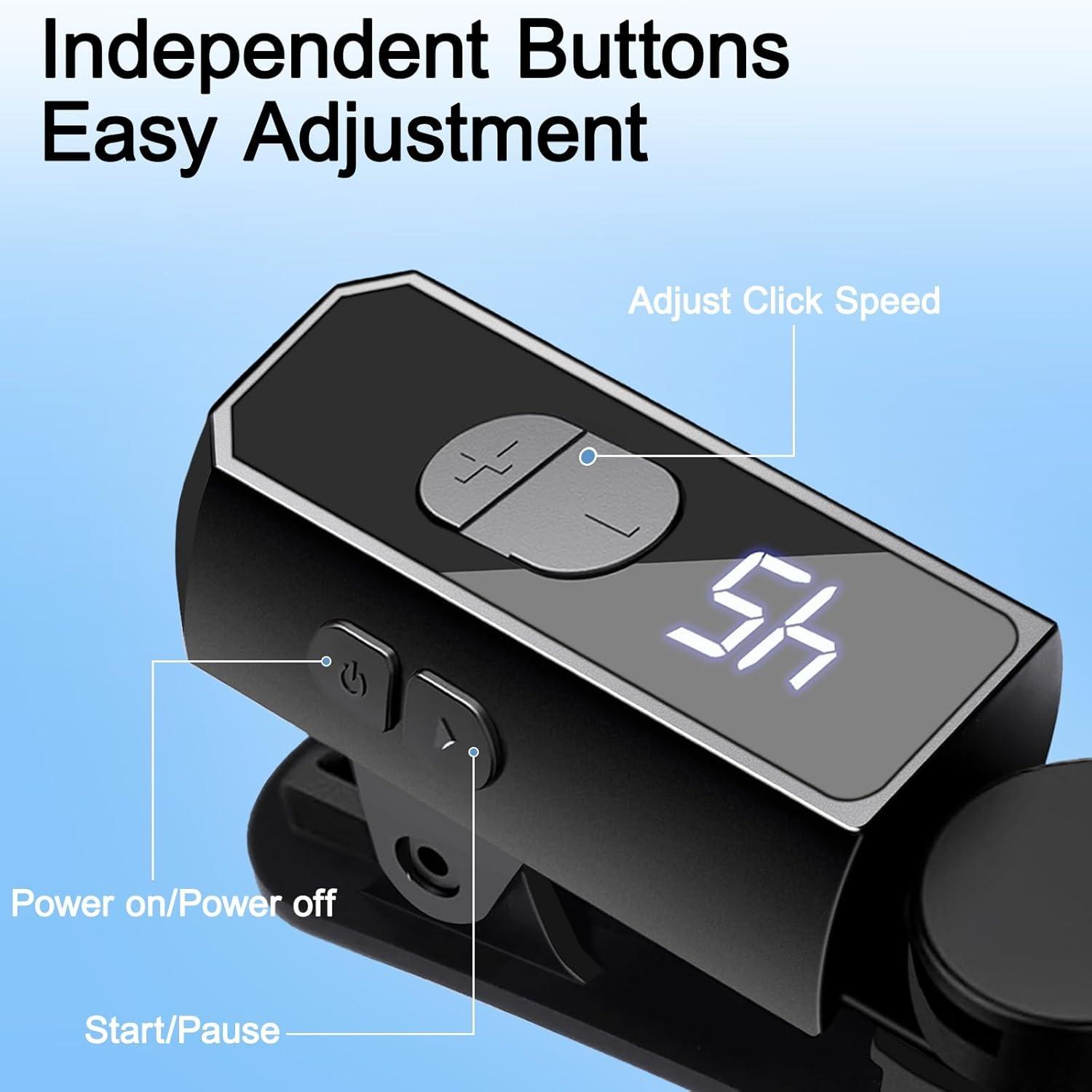 Auto Clicker Smart Tapper for iPhone iPad Android TikTok - Auto Touch Device Clip Digital with 107 Adjustable Speed, Rechargeable，Instant Clicker for Live Stream Likes, Social Media Tasks