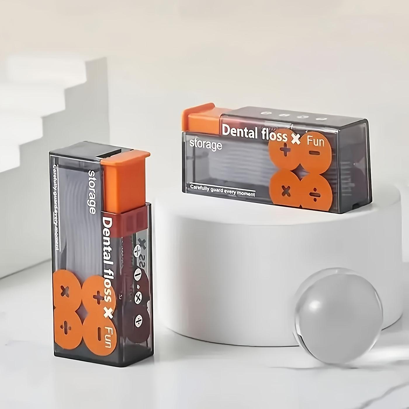 Automatic Floss Dispenser, High-Quality Portable Toothpick Box, Durable PP Material, Compact Design, Suitable for Home and Travel